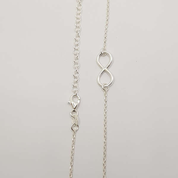 Sterling Silver Chain Infinity