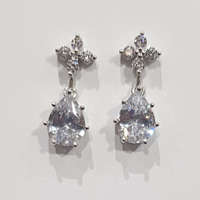 Flower Teardrop Earrings E05