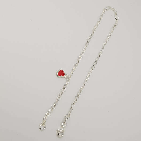 Red Heart Anklet A01