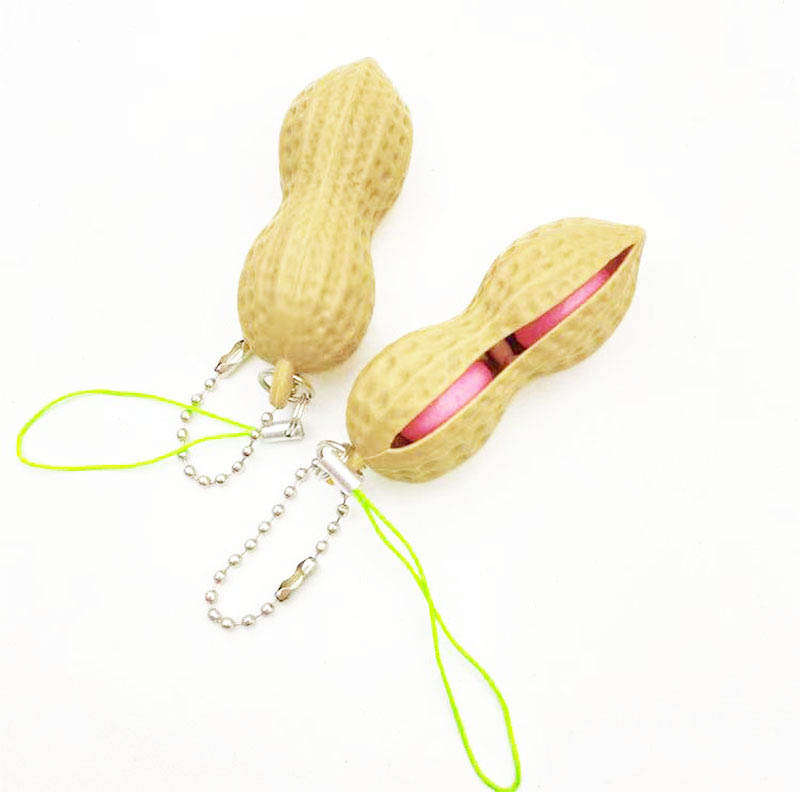SQUEEZ MY NUTS  PEANUT PINCH DECOMPRESSION SENSORY FIDGET TOY