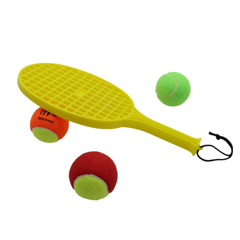 CHILDRENS TENNIS RACKET SET WITH BALL