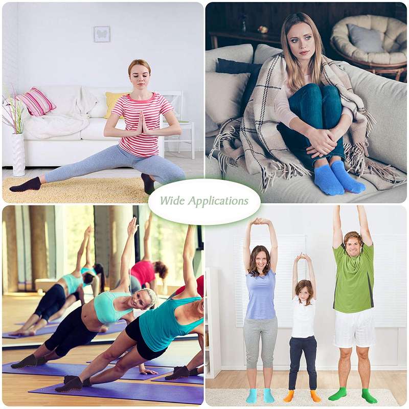 Yoga Trampoline Grip Winter Bounce Socks