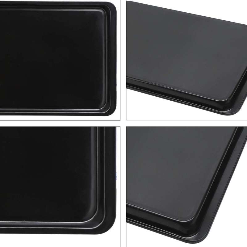 2 Pack Cookie Sheet Set Nonstick Carbon Steel Oven Baking Pans