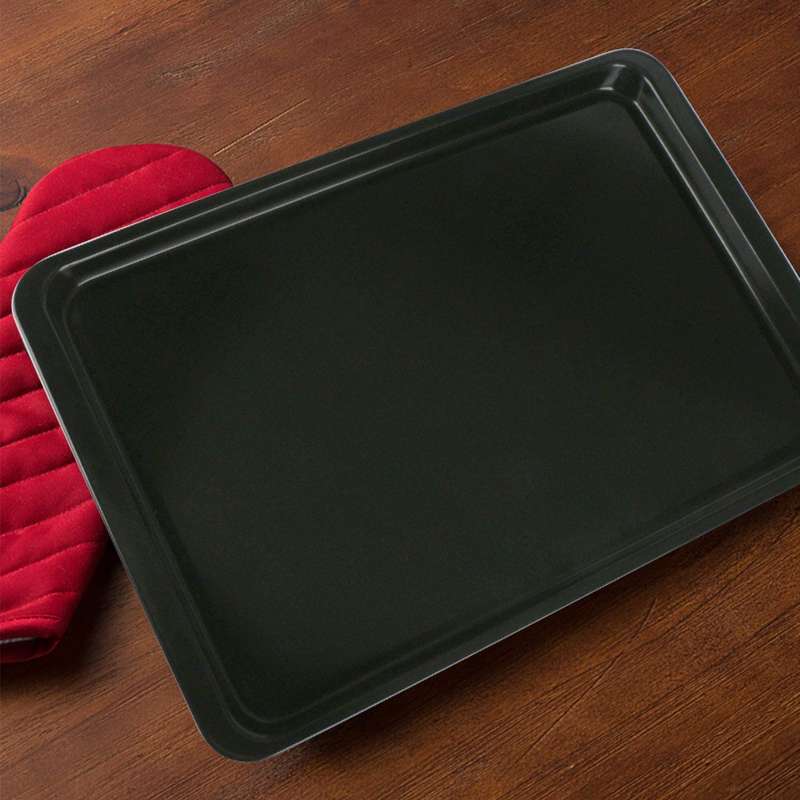 2 Pack Cookie Sheet Set Nonstick Carbon Steel Oven Baking Pans