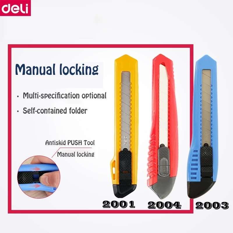 3-Pack Box Cutter Retractable, Utility Knife