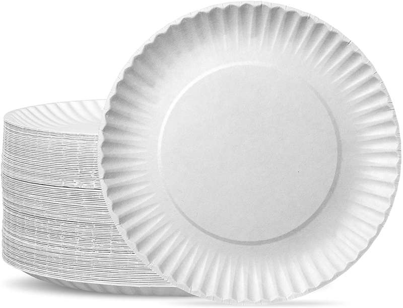 PAPER PLATES WHITE-PACK OF 200