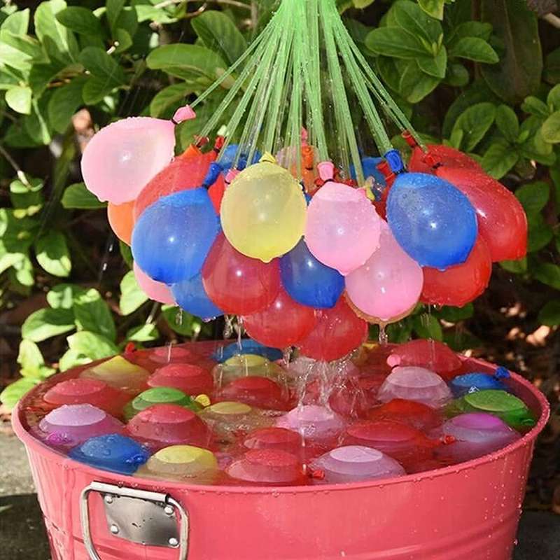 QUICK FILL WATER BALLOONS-PACK OF 111 BALLOONS