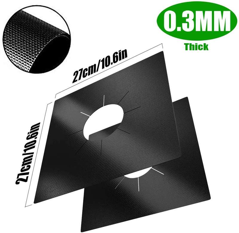 SENZA REUSABLE GAS STOVE LINERS-PACK OF 2-  270mmX270mm
