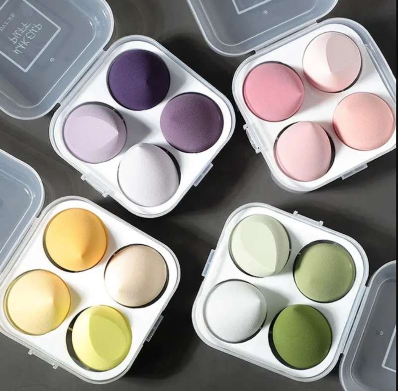 Senza Makeup Sponge Blender Set OF 8 With 2 Storage Case