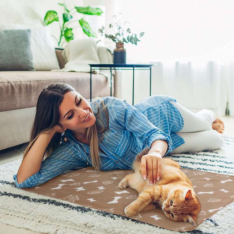 Pet Blankets with Paw Print 70cm X 100cm