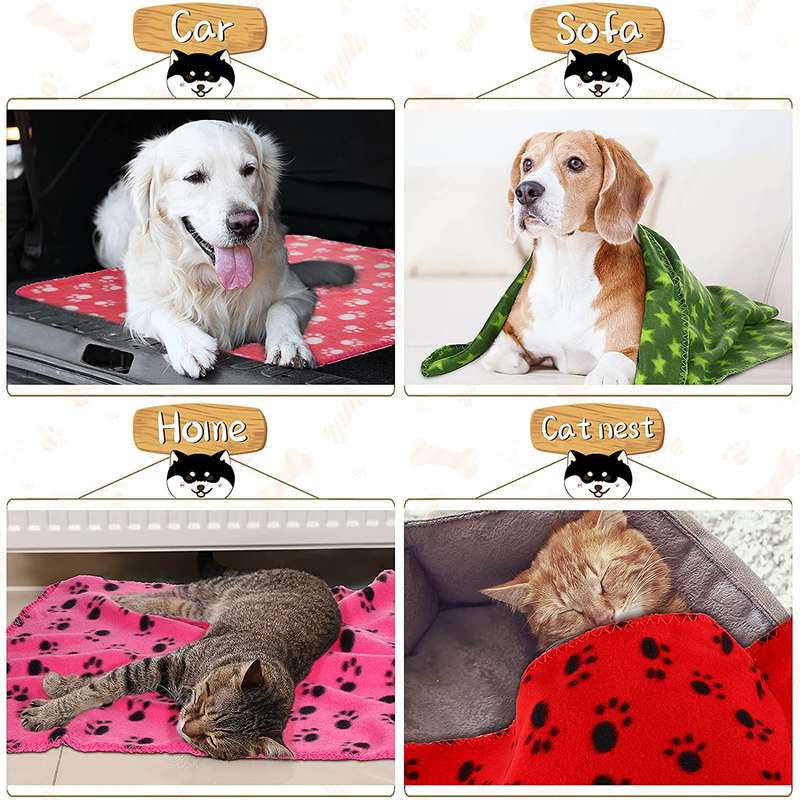 Pet Blankets with Paw Print 70cm X 100cm