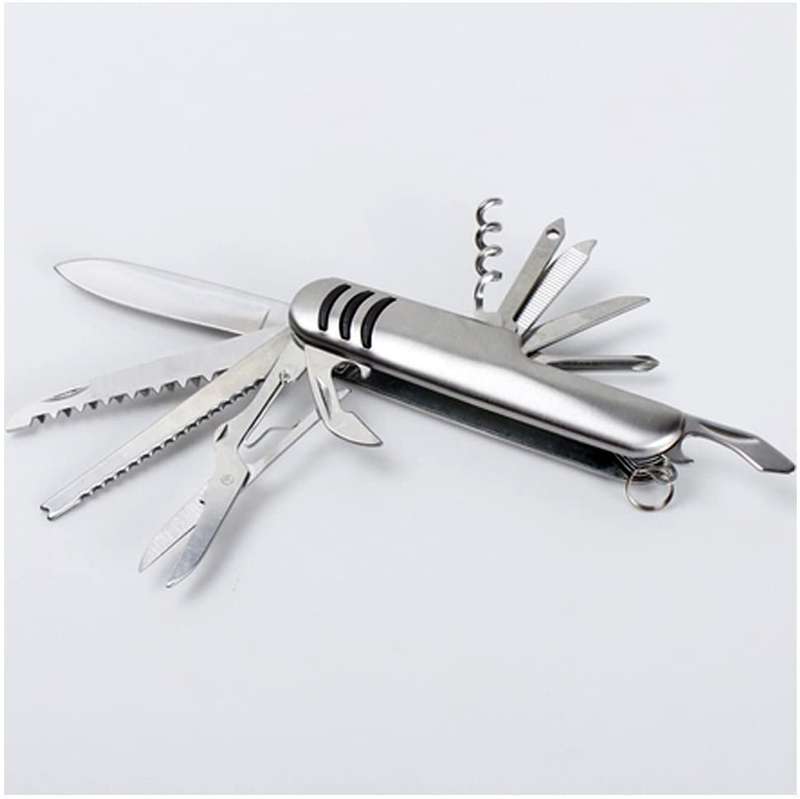 Multi Function Pocket Knife Stainless Steel with 11 features