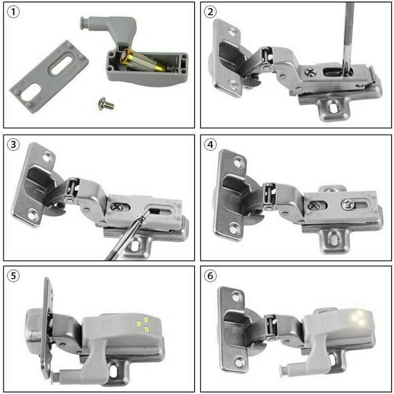 Cupboard Hinge Light - Pack Of 4