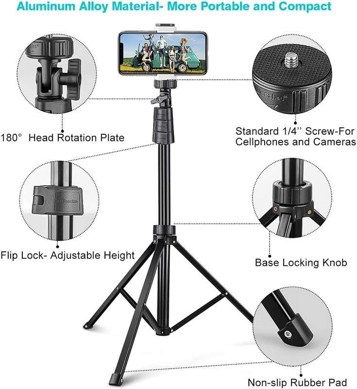 Phone Tripod Stand & Selfie Stick Tripod
