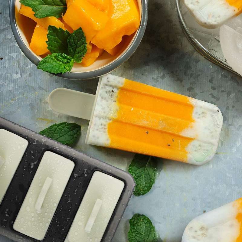 Popsicle Molds Reusable Ice Cream Mold Set Of 2
