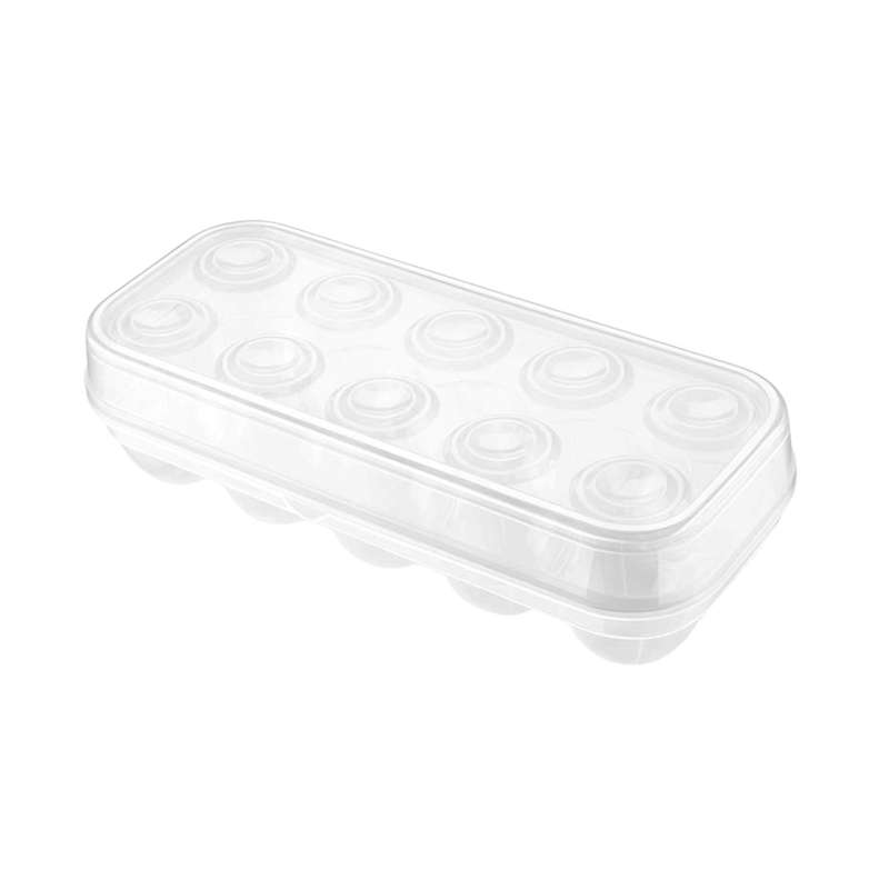 Egg Organizer with Clip Lid-Set Of 2