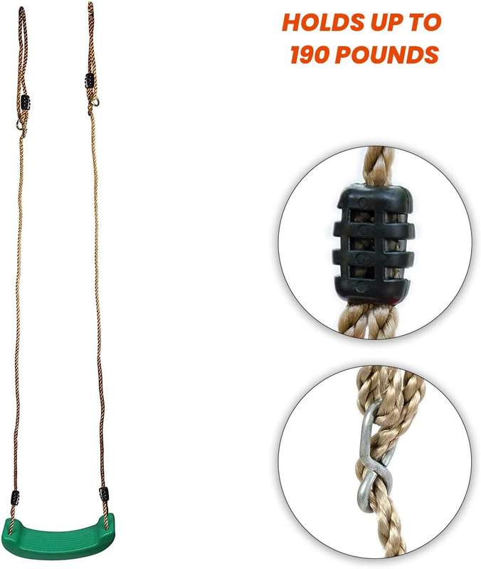 Durable Tree Swing for Children Play Ground -Green