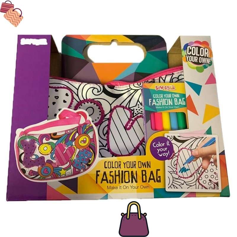 DIY Colouring Bag Set 6 Piece