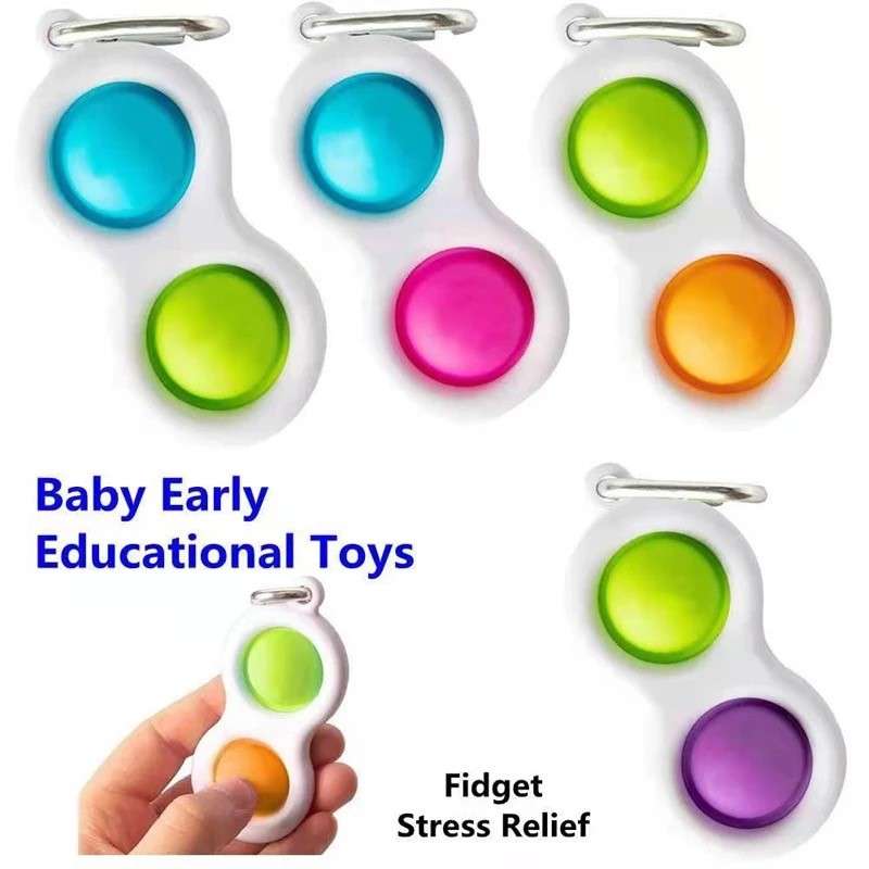 Dimple Mini Pop It Fidget Toy - Pack Of 3