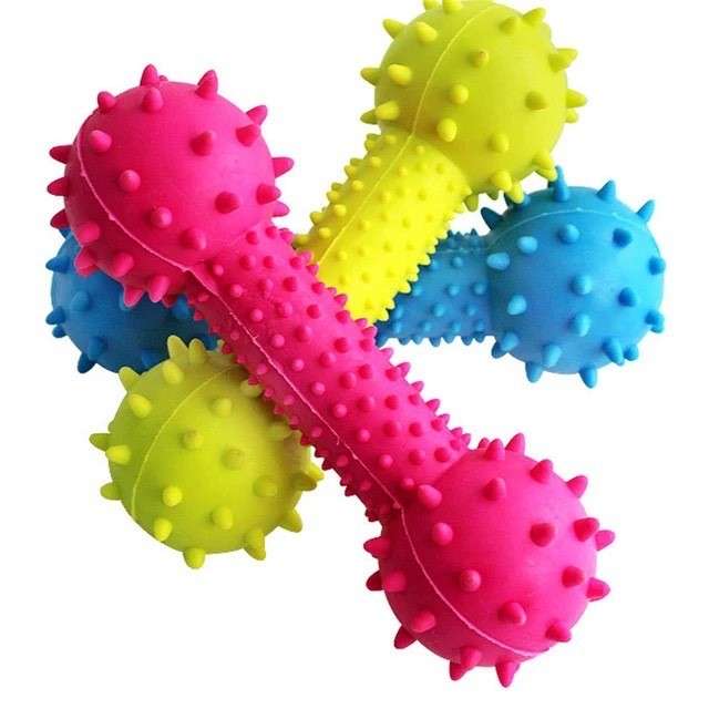 Dog Rubber Chew Bones Mixed Pack Of 3