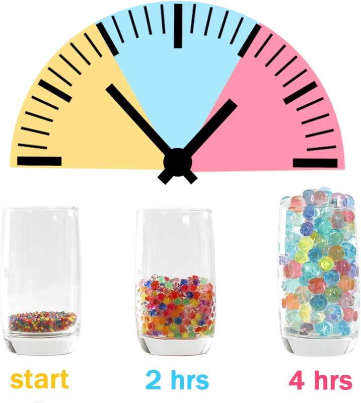 Growing Water Beads with Fine Motor Skills X 2 Tubes