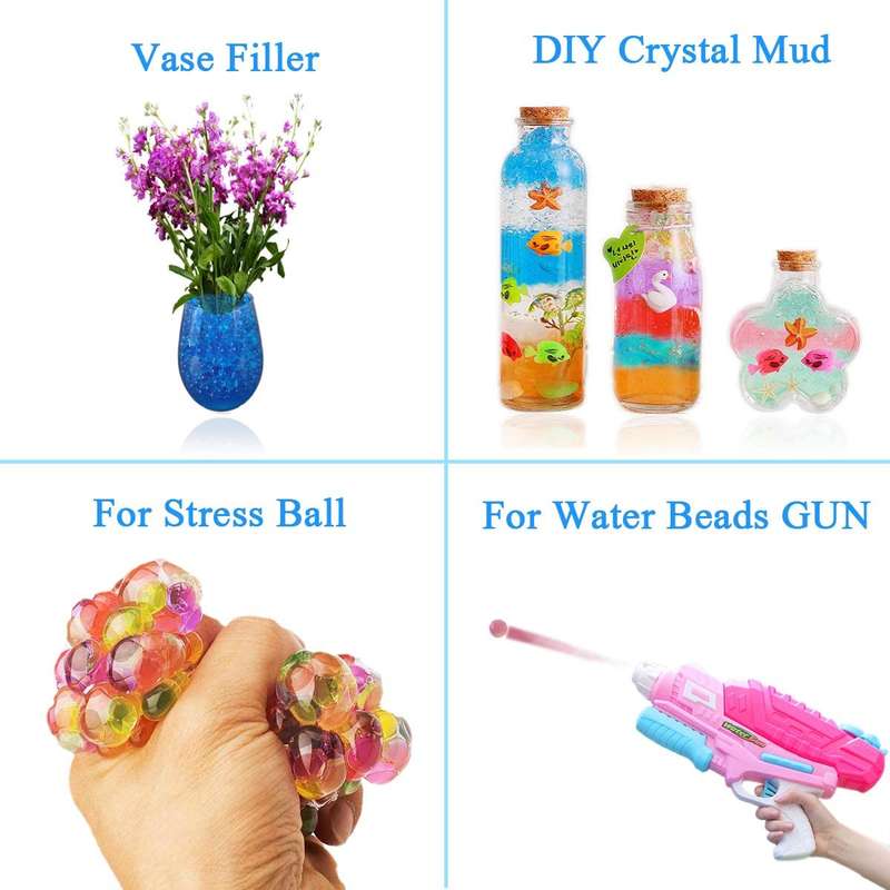 Growing Water Beads with Fine Motor Skills X 2 Tubes