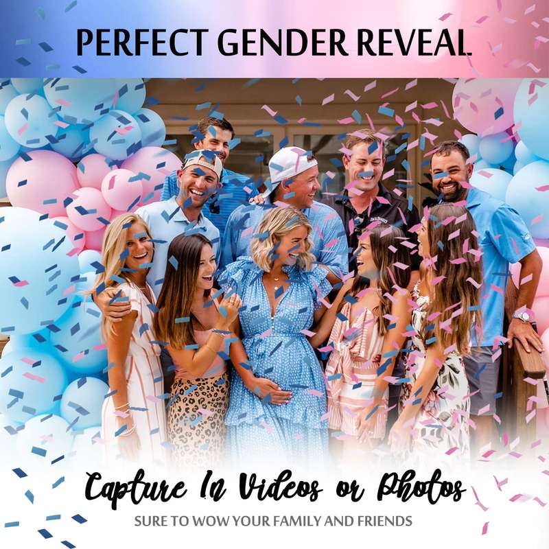 Gender Reveal Confetti Cannon
