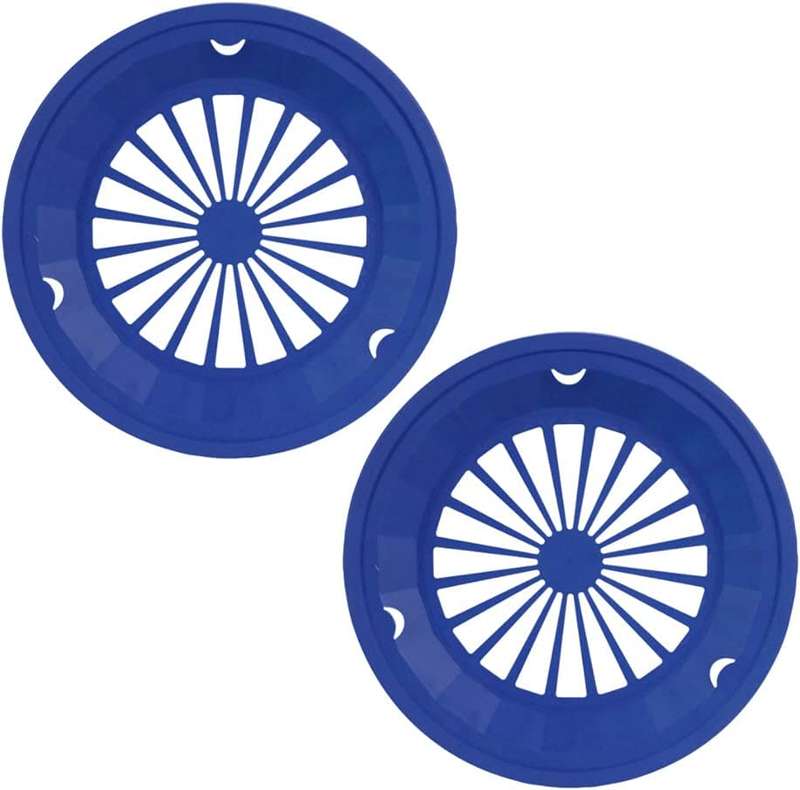 Reusable Plastic Paper Plate Holders - Set Of 12