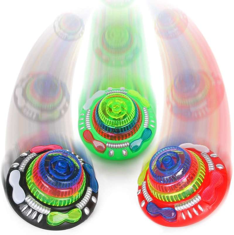 Spinning Top with Lights & Music Pack Of 2