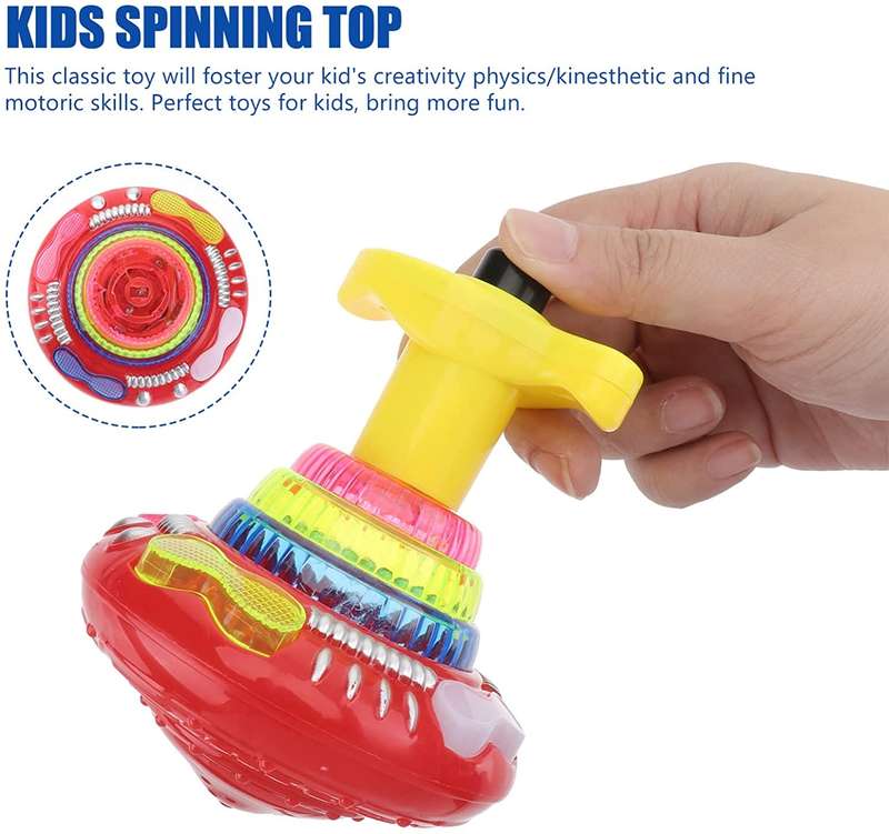 Spinning Top with Lights & Music Pack Of 2