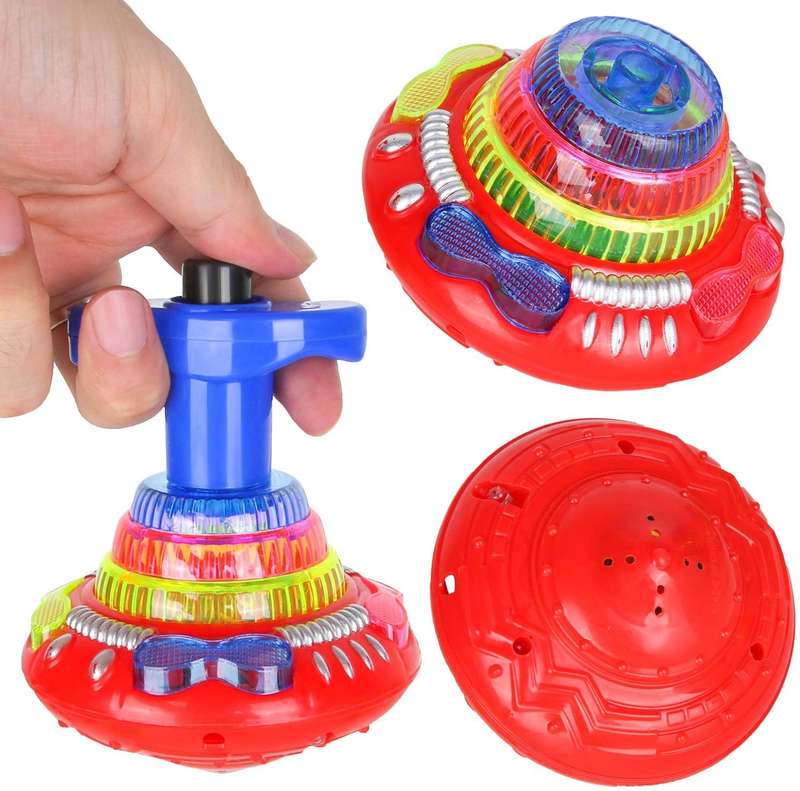 Spinning Top with Lights & Music Pack Of 2