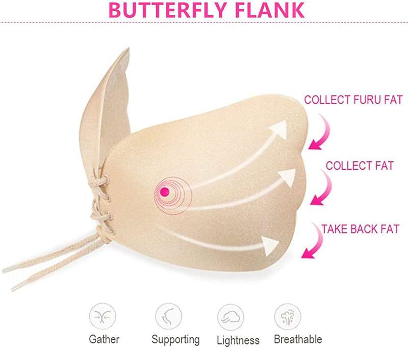 Senza® Push Up Bra Self Adhesive Strapless Silicone Invisible Bra