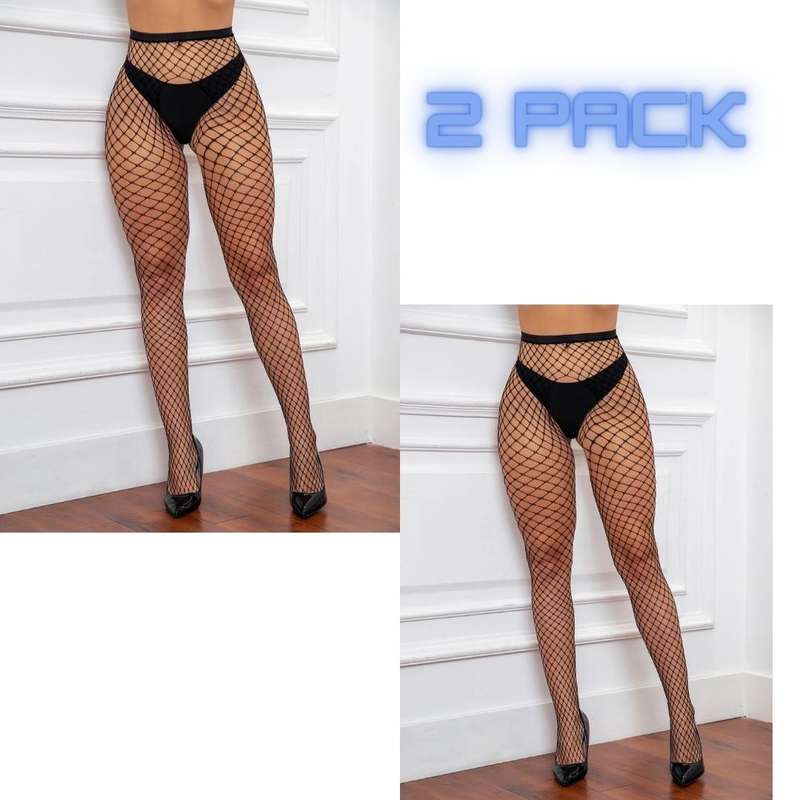 Fishnet Stockings - Pack Of 2