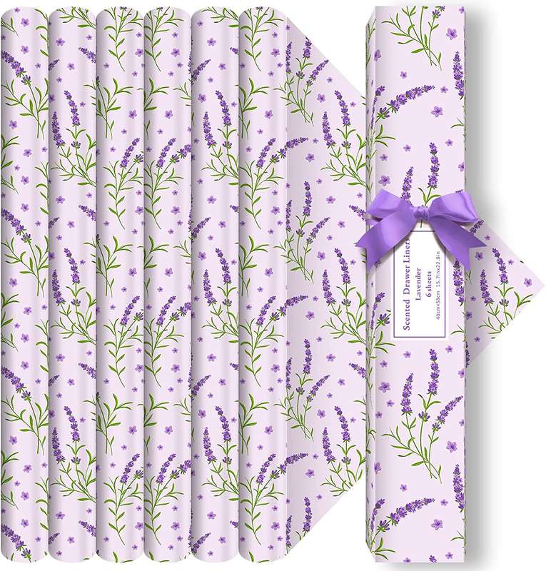 Scented Drawer Liners Box Of 6 Lavender Or Magnolia