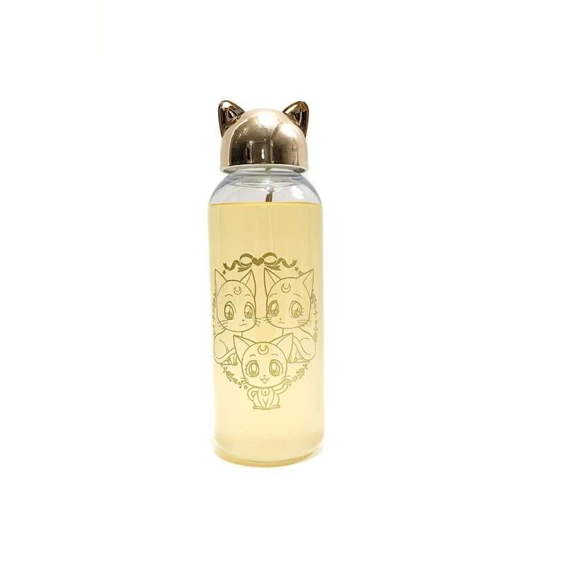 Hello Kitty Clear Water Bottle - Rose Gold 600ml