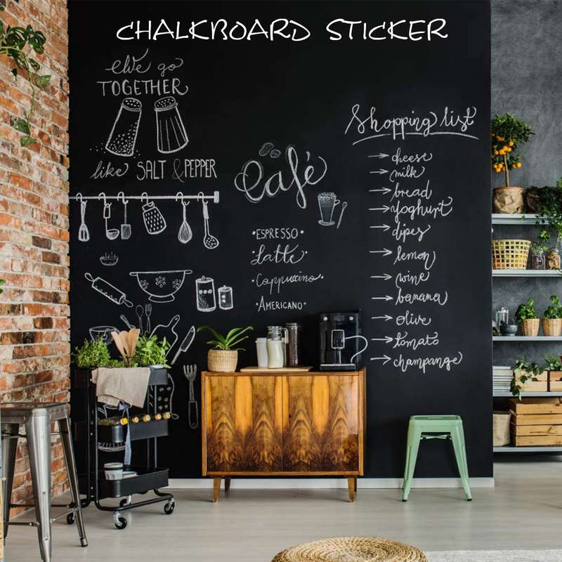 Blackboard Sticker Wall 2000mm X 600mm