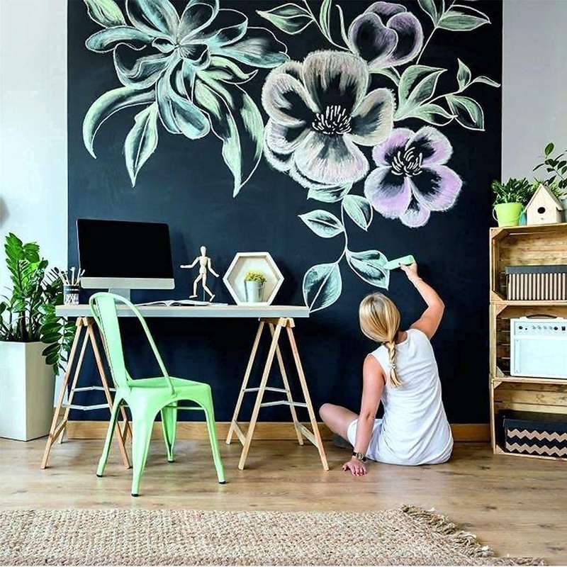 Blackboard Sticker Wall 2000mm X 600mm