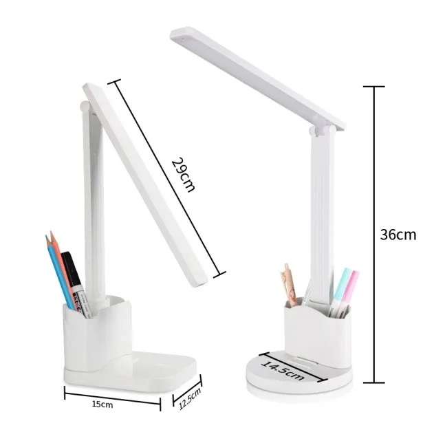 Rechargeable Desk Lamp With Pen Holder