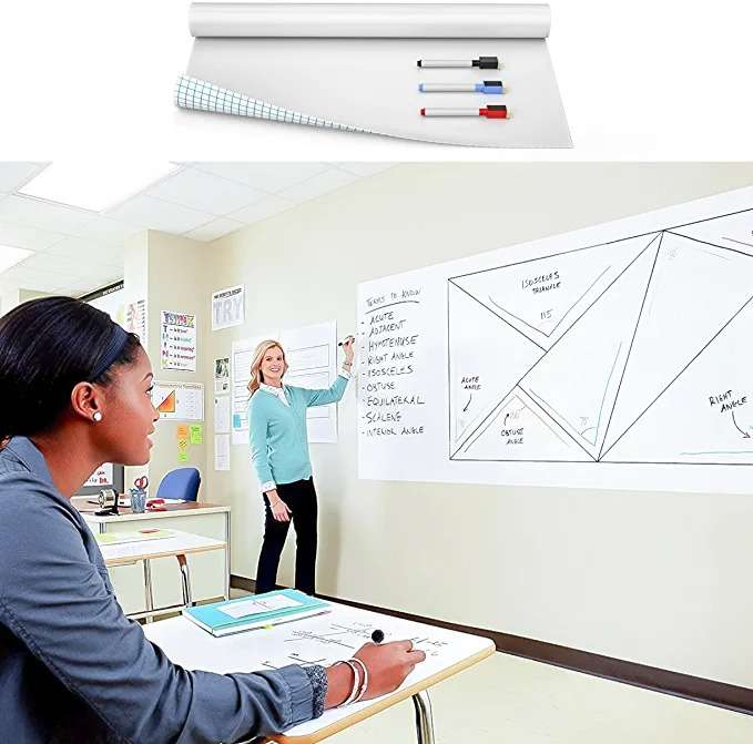 Whiteboard Sticker Wall 2000mm X 600mm