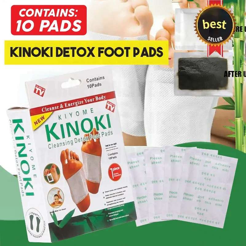 Kinoki Cleansing Detox Foot Pads - Box Of 10