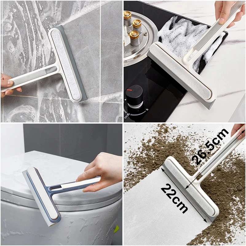 Shower Squeegee 3 in 1 Multipurpose Glass Brush