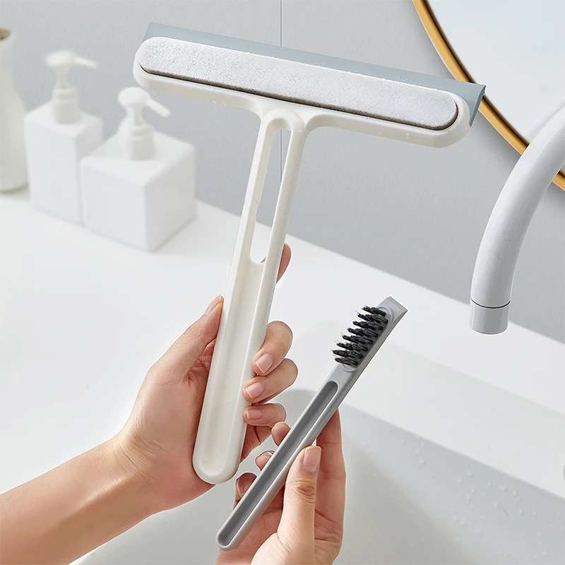 Shower Squeegee 3 in 1 Multipurpose Glass Brush