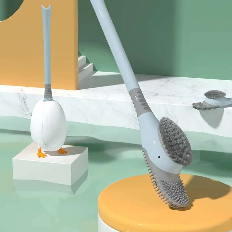 Silicone Toilet Brush Diving Duck