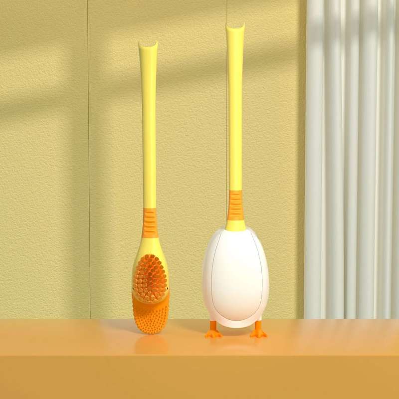 Silicone Toilet Brush Diving Duck
