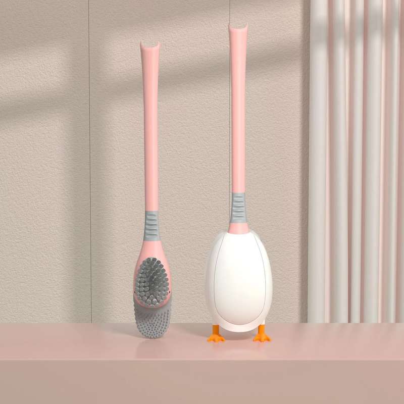 Silicone Toilet Brush Diving Duck
