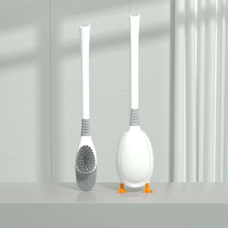 Silicone Toilet Brush Diving Duck