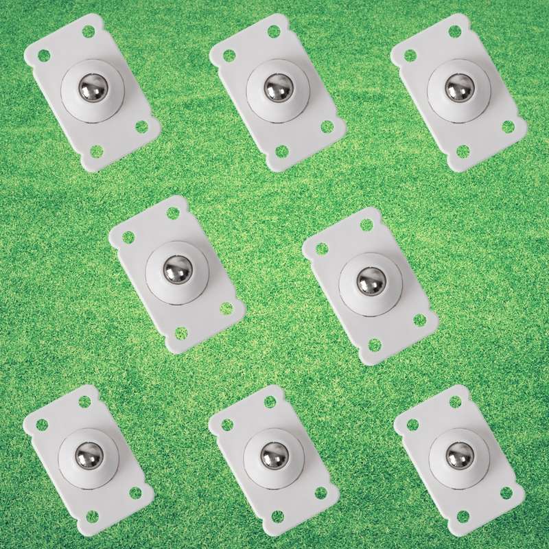 Universal Wheels Casters Self Adhesive 8 Pieces 360 Degrees 