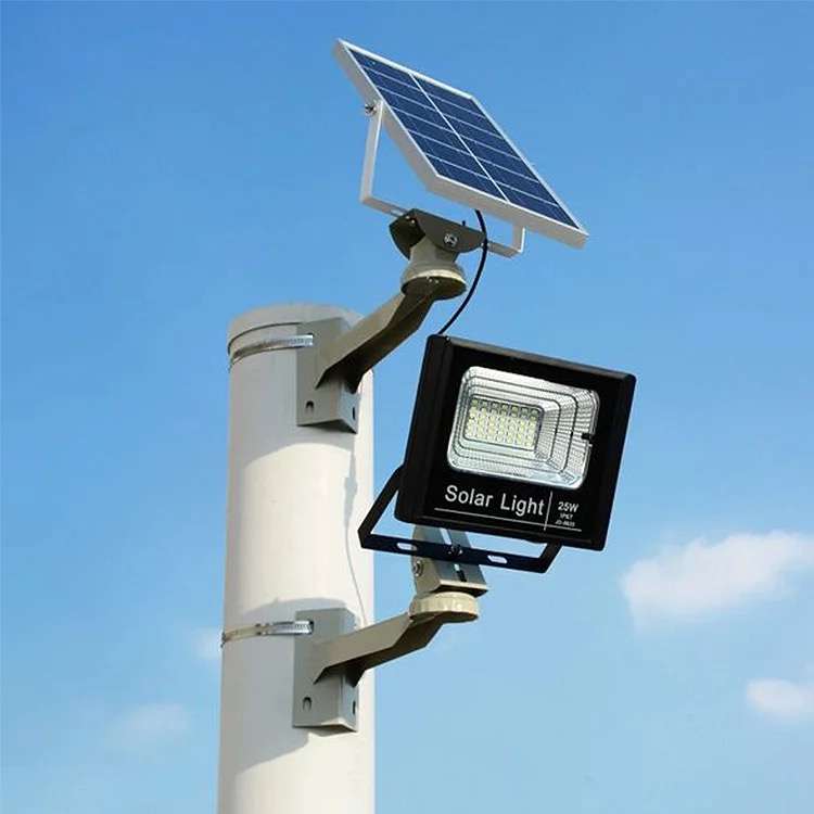 30w Led Solar Flood Lamp With Solar Panel & Smart Remote