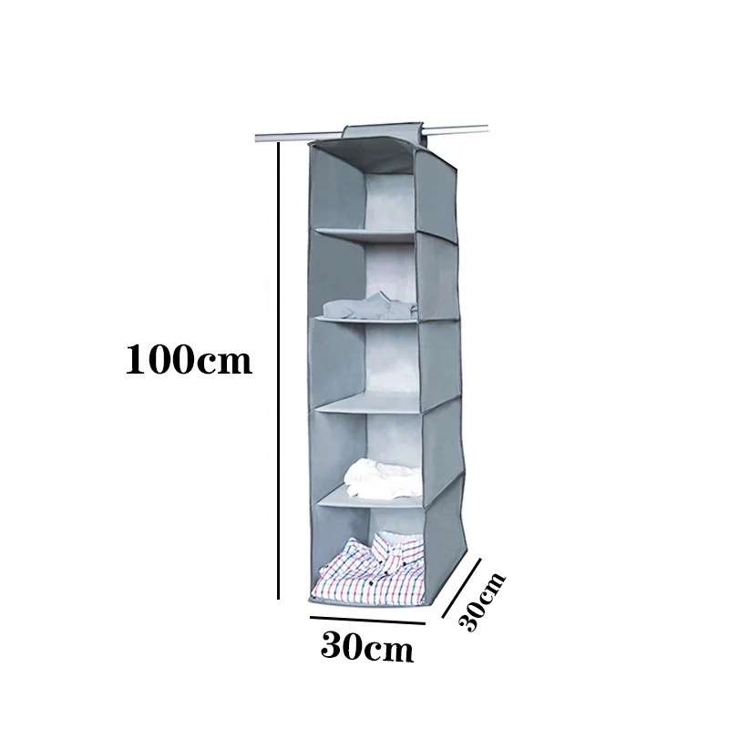 Hanging Shelf 5 Tier For Closet