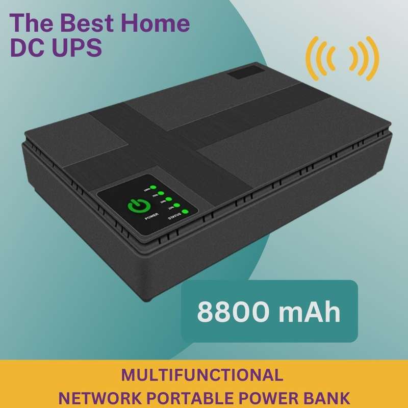 Mini Portable DC UPS 8800 mAh